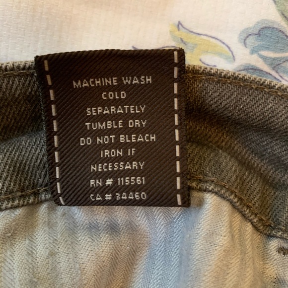7 for all mankind grey skinnies - Picture 5 of 8